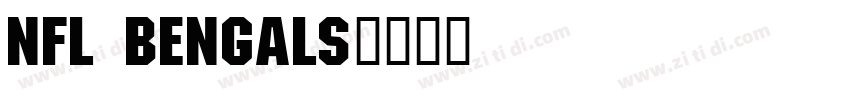 NFL Bengals字体转换